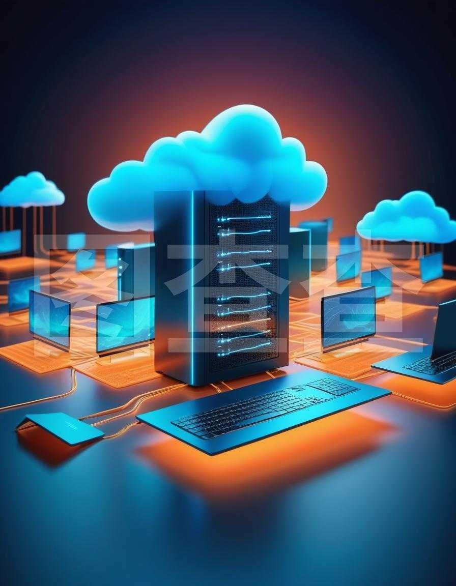 科技網(wǎng)絡(luò)連接圖